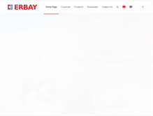 Tablet Screenshot of erbay.com.tr